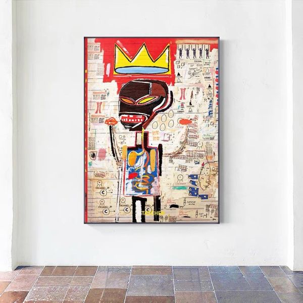 unframed painting boutique abstract art graffiti poster